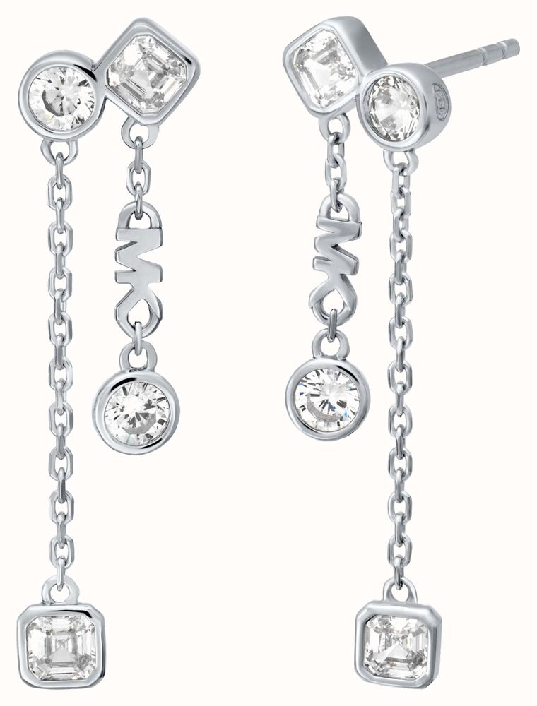 Michael Kors BRILLIANCE Cubic Zirconia Sterling Silver Drop