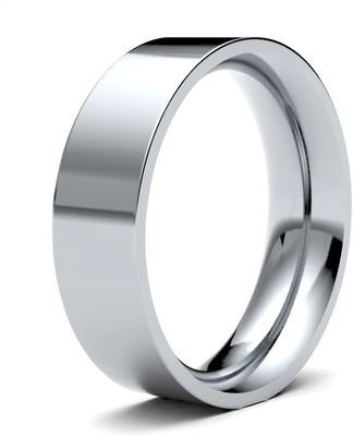 James Moore Wedding Rings | Palladium 500 | 6mm | Heavy | Flat Court | AG_6LHE-PD5