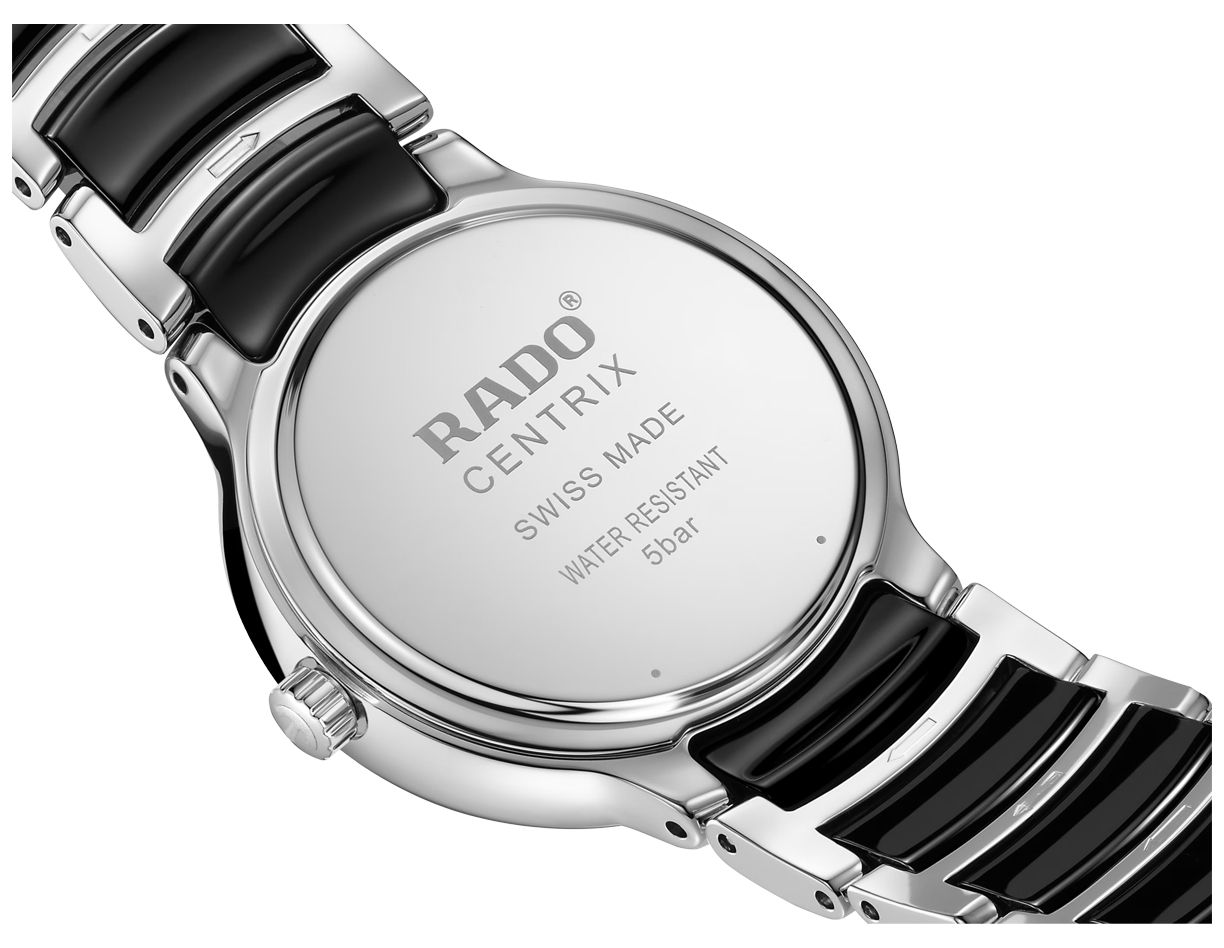 Rado centrix black 5 bar best sale