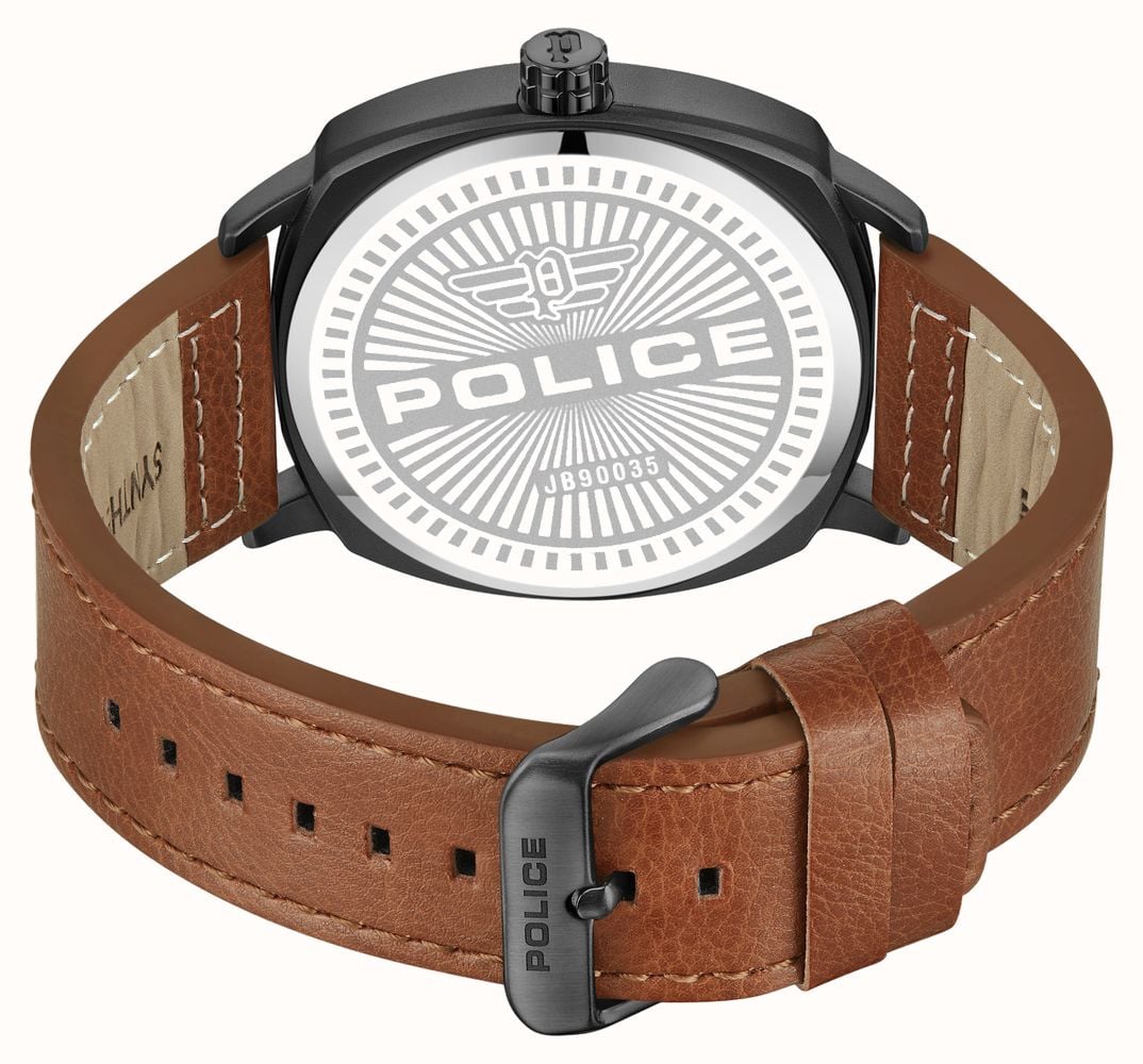 Police アーバンレベル クォーツ（48mm）クリーム文字盤 