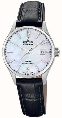 Montre Festina Pour Femme – Swiss Made – Boîtier Et Bracelet Acier Inoxydable Doré – Verre Saphir – Étanche 5 Atm – Classique Et élégante
