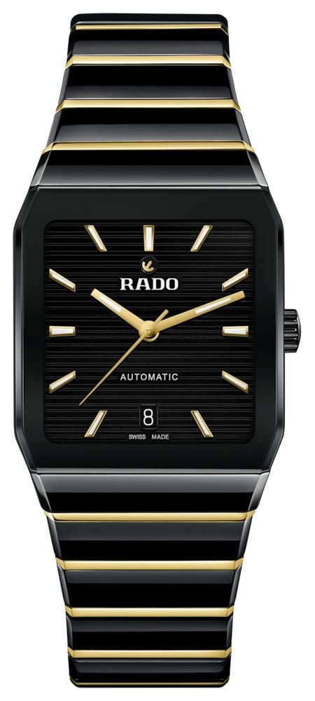 Rado jubile black and gold best sale