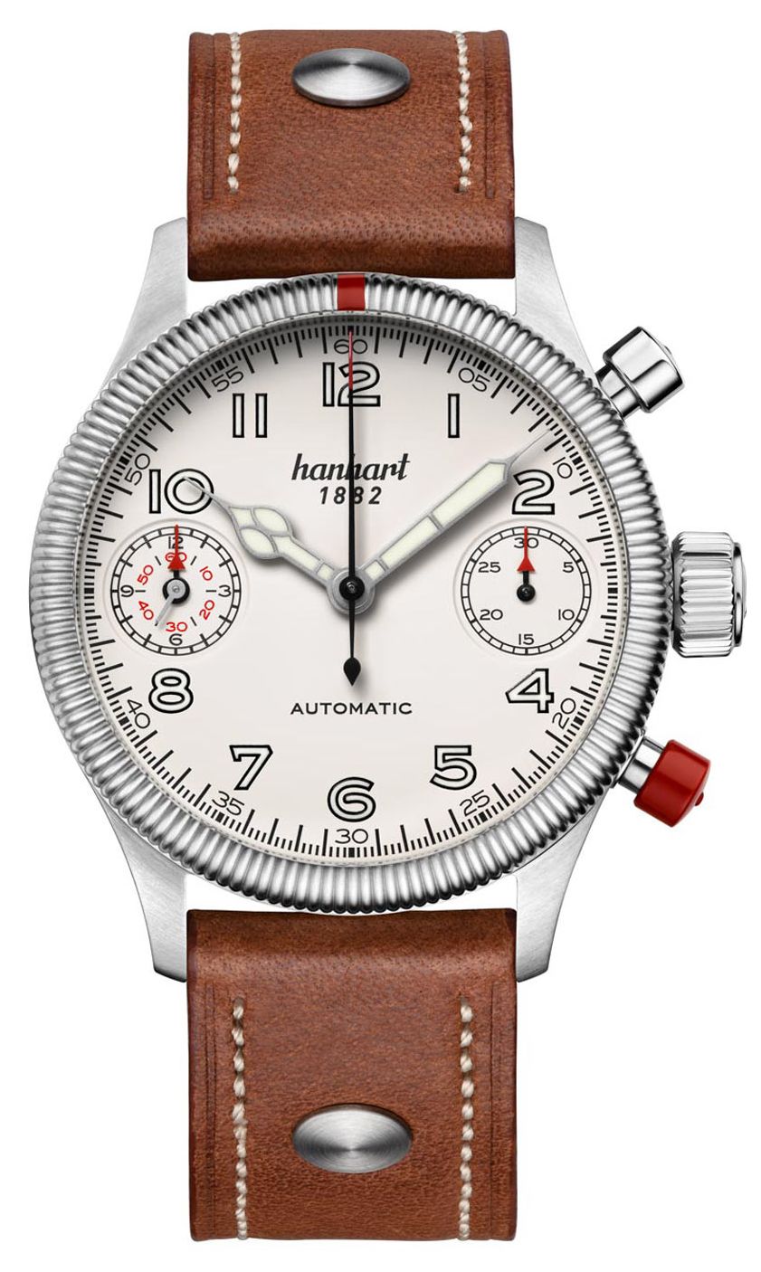 Hanhart Chronographe automatique Pioneer Twindicator (45 mm montre