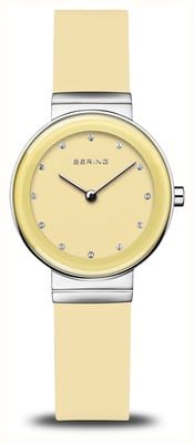Bering Women's Classic (29mm) Yellow Dial / Yellow Silicone Strap 10129-600
