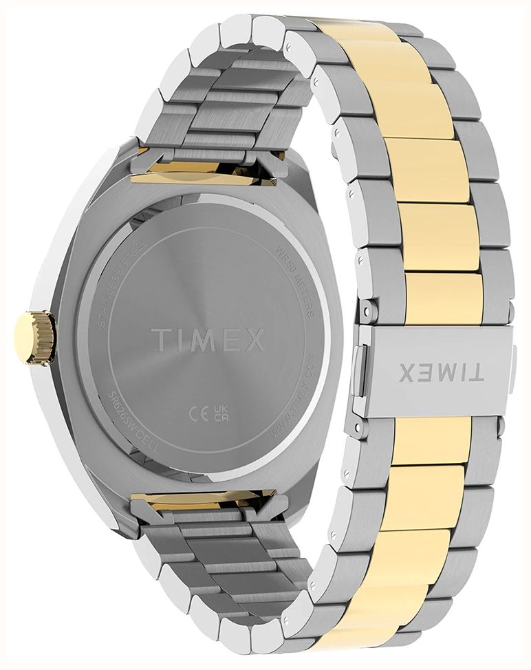 Timex Timex Trend Weston 45mm Men's Black Dial Two-Tone Stainless Steel Bracelet TW2Y89100 - widok alternatywny 3