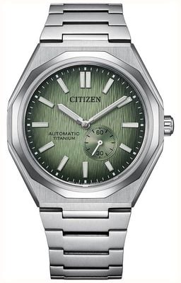 Citizen Zenshin Super Titanium (39mm) Textured Green Dial / Super