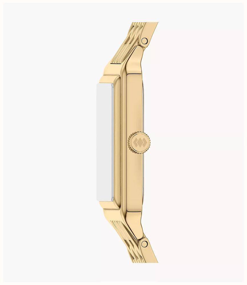 Fossil Raquel (23mm) Brown Dial / Gold PVD Stainless Steel Bracelet ES5434 ES5540 - альтернативный вид 3