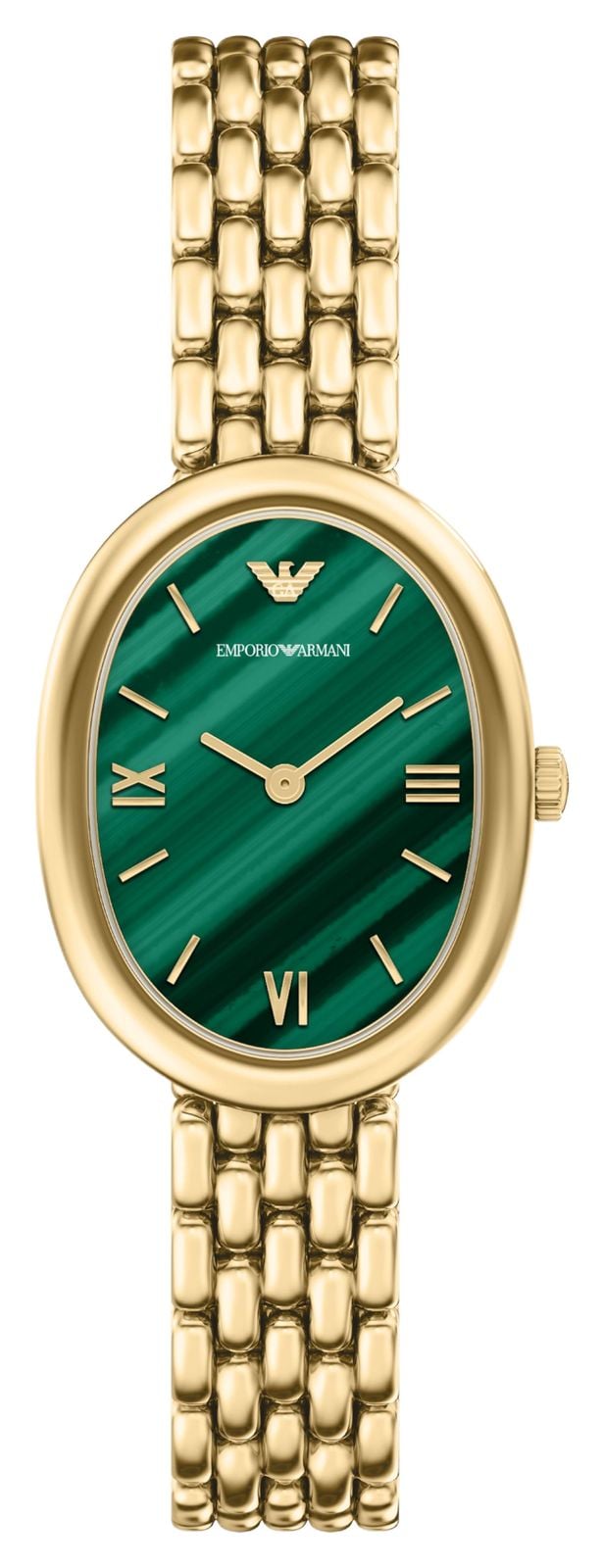 Emporio Armani Quartz deux aiguilles (34mm) cadran vert / montre