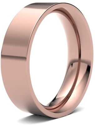 James Moore & Co | 9 karaat roségoud | 6 mm | zwaar | maat plat | ag_6ghe-9r AG_6GHE-9R