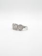 1.55ct Round Brilliant Natural Diamond Platinum Halo Five Stone Ring E94044 - alternate view 2