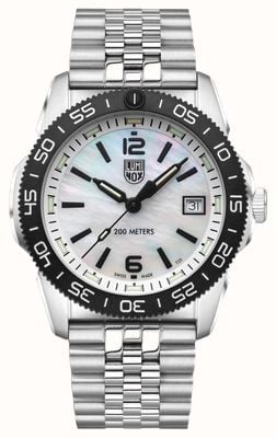 Luminox Pacific Diver Ripple (39mm) Mother of Pearl Dial / Stainless Steel XS.3126M