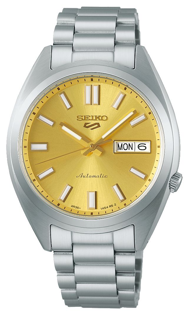 Seiko 5 boutons de manchette sport vintage en or de la montre