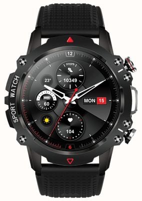 STORM S-Hero Smartwatch (47 mm) digitales Zifferblatt / schwarzes Kautschukarmband 47535/BK