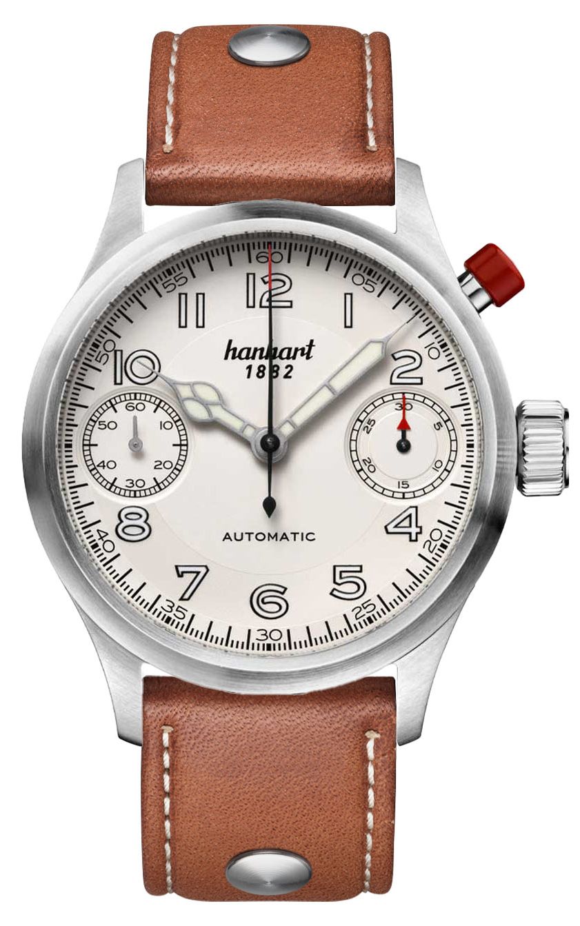 Hanhart Chronographe automatique Pioneer Monoscope (45 mm), montre-image-202265