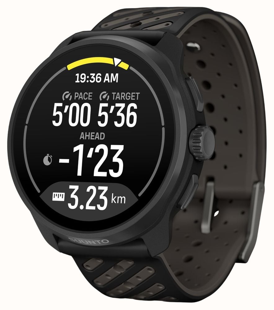Suunto RACE 3S Titanium AMOLED Multisport Performance Watch (49mm) All Black SS051645000 - альтернативный вид 6