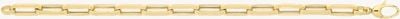9ct Yellow Gold Hollow Bracelet BR695