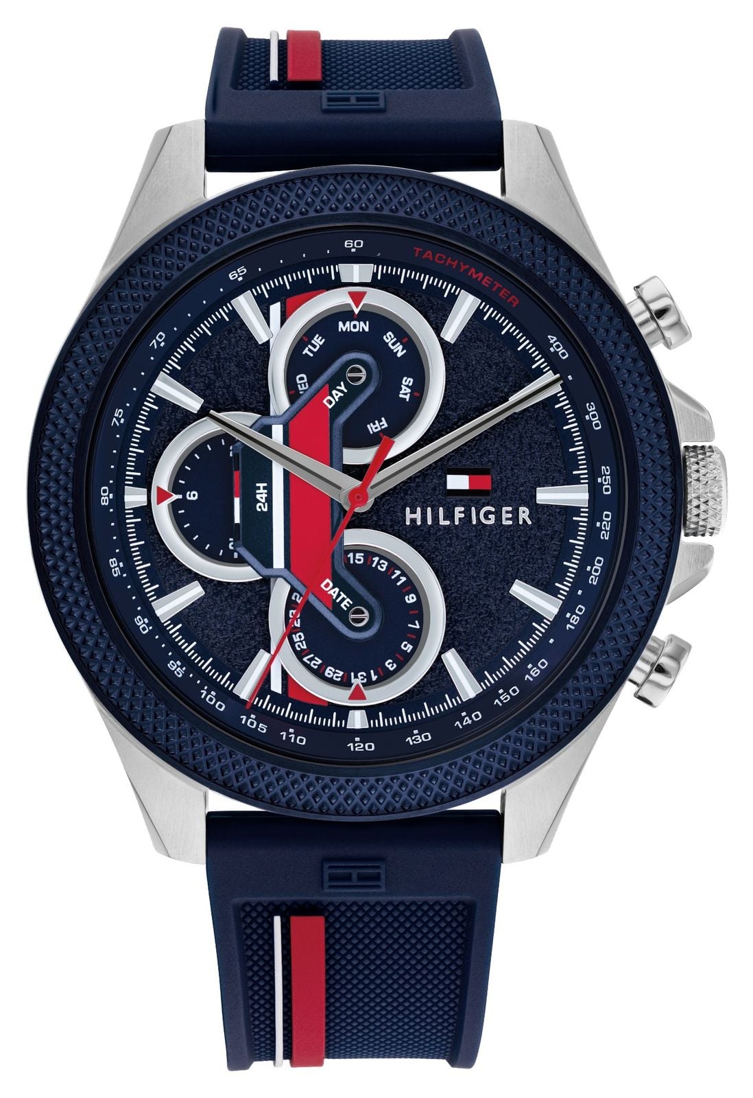 Tommy Hilfiger Clark (46 mm) pour homme, cadran bleu / montre
