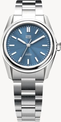 HTD Tennis Chic Automatik (37 mm) blaues Zifferblatt / Edelstahlarmband T23S01_C