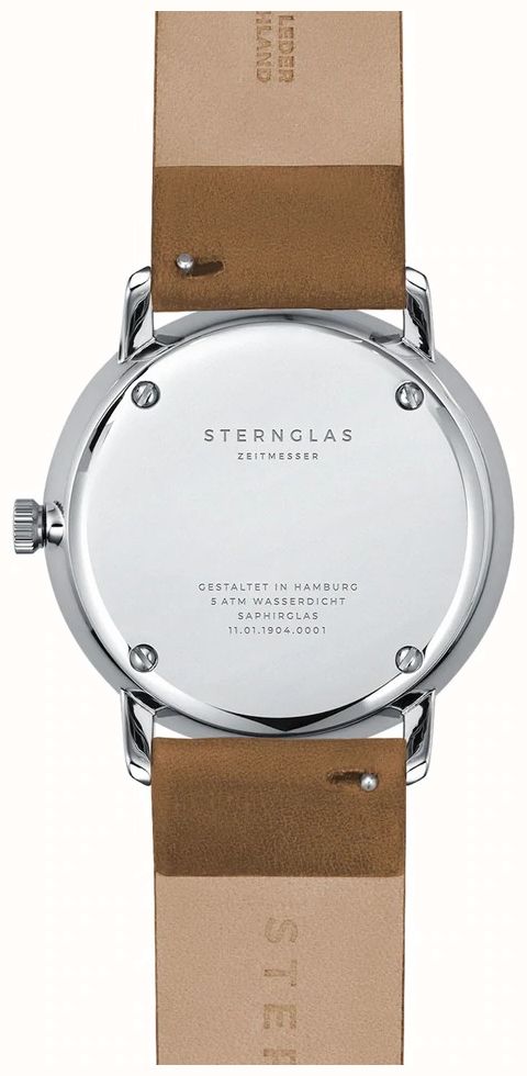Montre Sternglas Naos 38mm Cadran Noir - Occasion En Excellent état, Unisexe