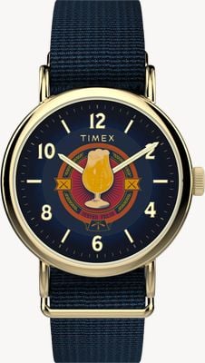 Timex X ハリー・ポッター ウィークエンダー バタービール (37mm) ブルーダイヤル / ブルーファブリックストラップ TW2Y76100