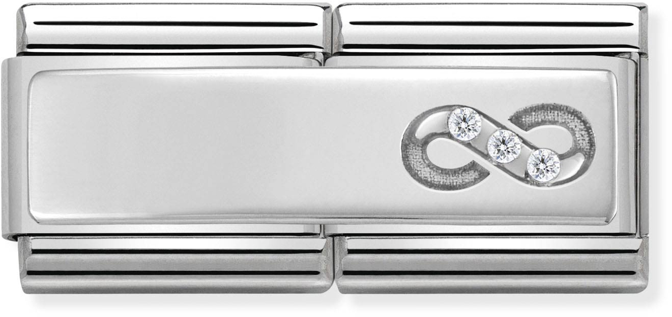 Nomination Classic Infinity Sterling Silver & Steel Charm 330731/14 - vue alternative 2