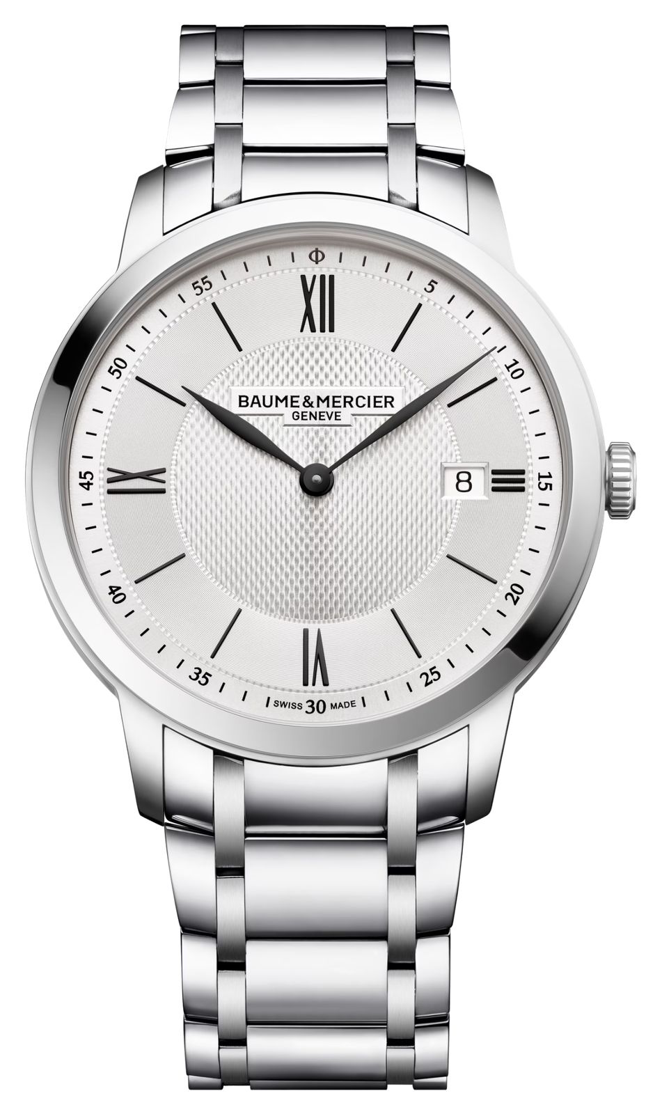 Baume & Mercier Classima date quartz (40 mm) cadran argent montre