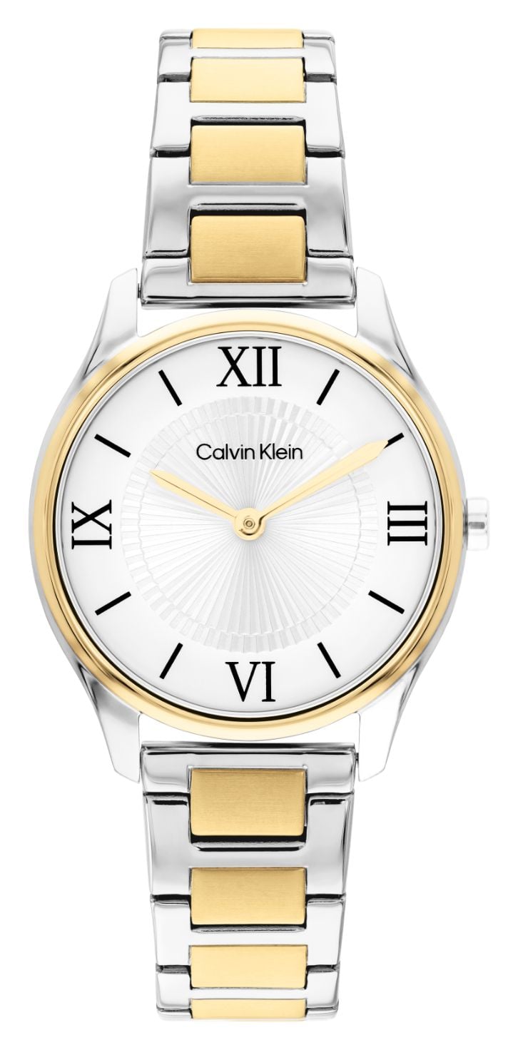 Calvin Klein Essentiels sculptÃ©s (28 mm) cadran blanc / montre