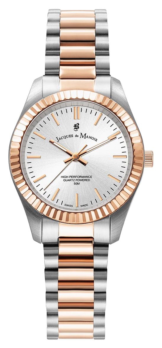 Jacques Du Manoir Inspiration Prime Quartz 31mm Silver Watch Jacques Du Manoir Inspiration Prime Quartz 31mm Silver Watch