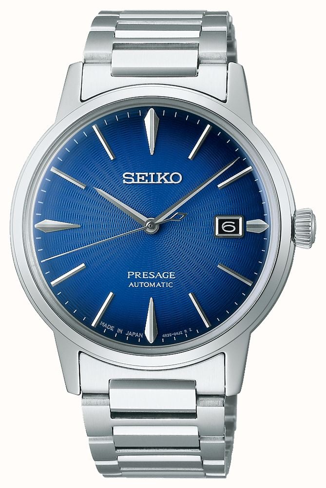 セイコーSEIKO プレサージュ 上がる アイスブルーカクテルタイムスカイダイビング SSA343J1 腕時計 送料無料