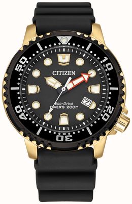 Citizen Orologio Subacqueo Uomo Promaster Eco-Drive BN0169-03X – Quadrante Arancione, Cinturino Blu In Poliuretano, ISO 200m, Carica Alla Luce, Senza Batteria