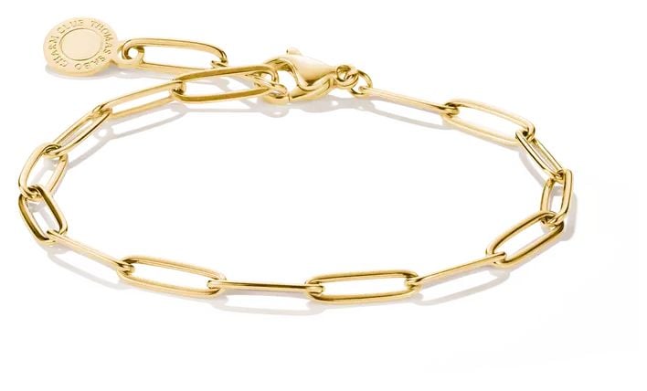 Thomas Sabo Charm Club Paperclip â Original Yellow Gold Jewellery