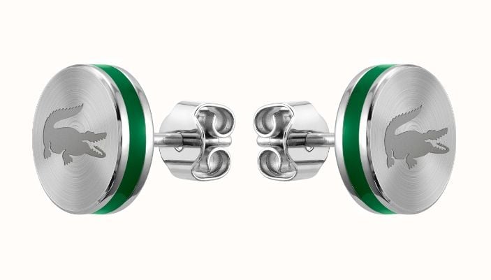 Lacoste BASELINE Stainless Steel Crocodile ピアス Lacoste BASELINE Stainless Steel Crocodile Earrings 2040085