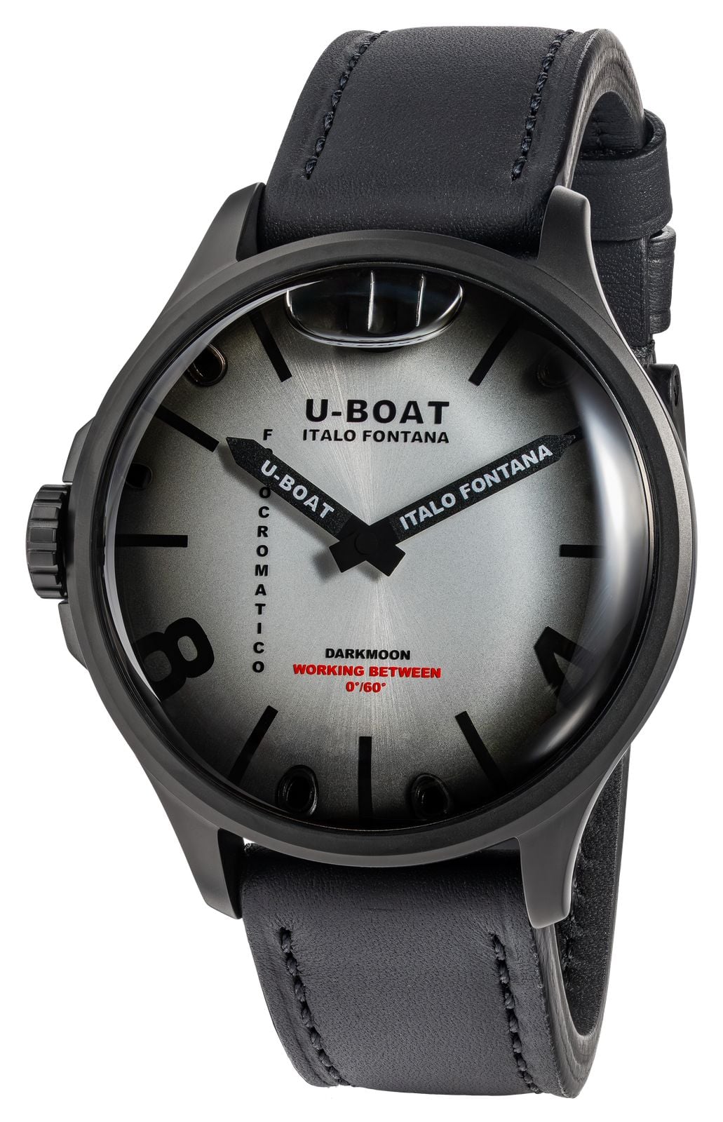 U-Boat Darkmoon kama PVD (46,5 mm) cadran Soleil gris montre