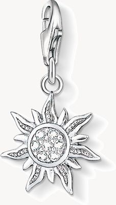 Thomas Sabo Sun Charm White 925 Sterling Silver/ Zirconia 1040-051-14