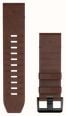 Garmin QuickFit Bands (26mm) Walnut Brown Leather with Black Hardware - Strap Only 010-14508-20