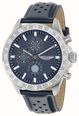 Aston Martin SPT Icon Quartz Chronograph (44.5mm) Navy Blue Dial / Steel Bracelet + Leather Strap MTIS3F607 - alternate view 3
