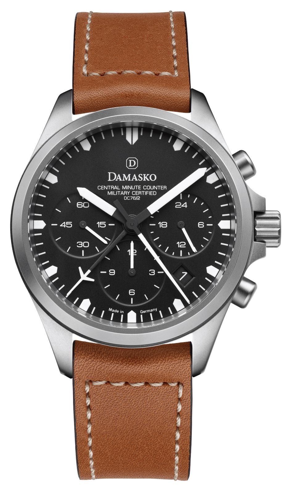 Damasko DC762 Automatic Chronograph 41mm Black Dial  Watch