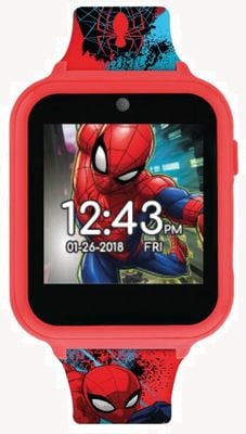 Marvel Interaktive Spiderman-Kinderuhr (nur auf Englisch). SPD4588ARG