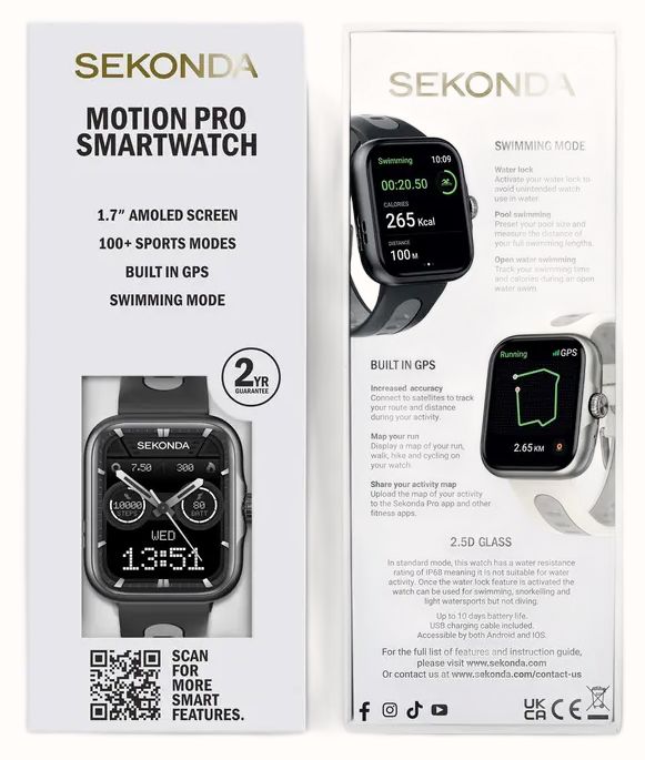 Sekonda - boîte de présentation