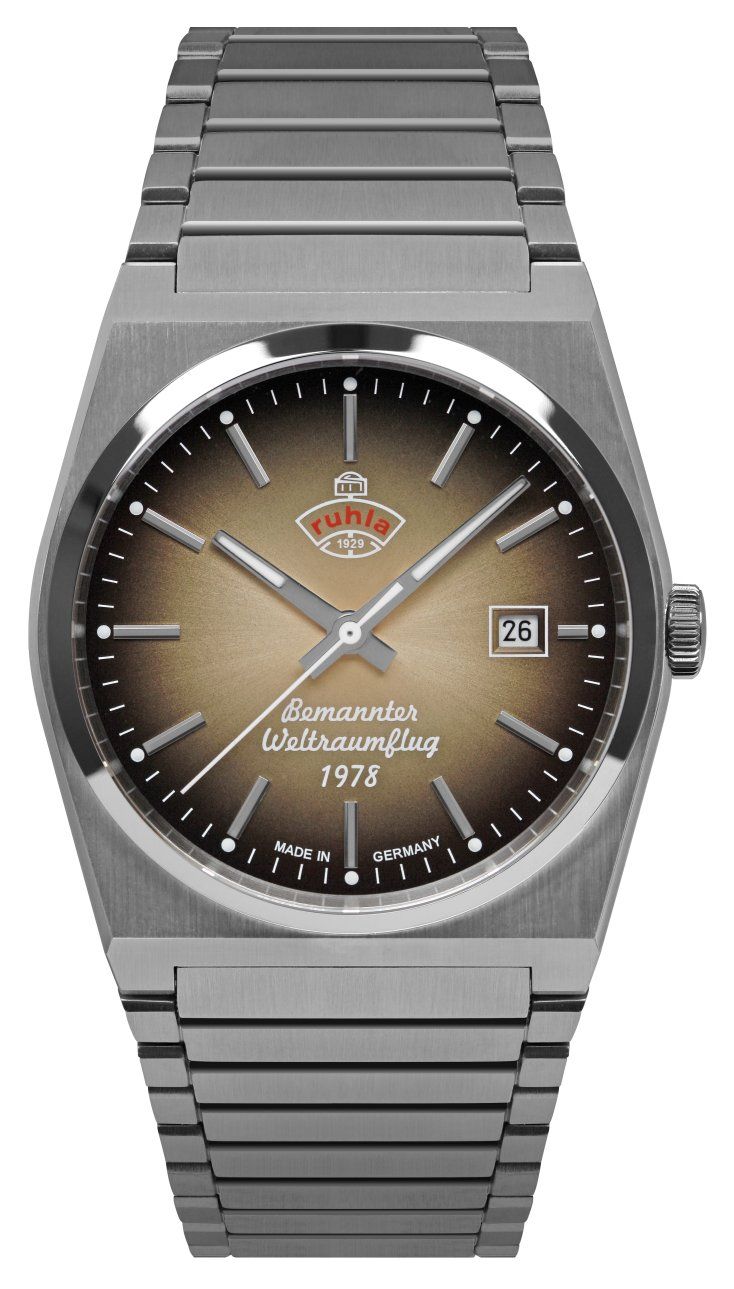 RUHLA ContrÃ´le spatial automatique (40 mm) cadran marron montre