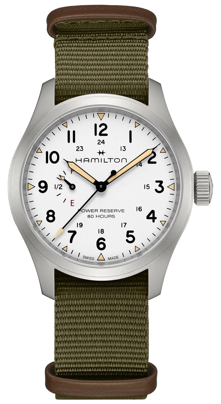 Hamilton Khaki Field Power Reserve mÃ©canique (40 mm) cadran montre