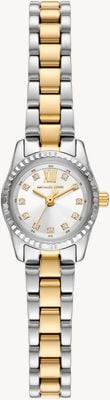 Michael Kors Lexington Crystal (30mm) Silver Dial / Two-Tone Stainless Steel Bracelet MK4903