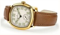 Hamilton American Classic Cushion Mechanical (30mm) Sandblasted Beige Dial / Brown Leather Strap Watch H36139520 - alternative Ansicht 2
