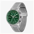 BOSS Mens Skytraveller Chronograph Green Dial Mesh Bracelet BOSS Watch 1514347 - vista alternativa 2