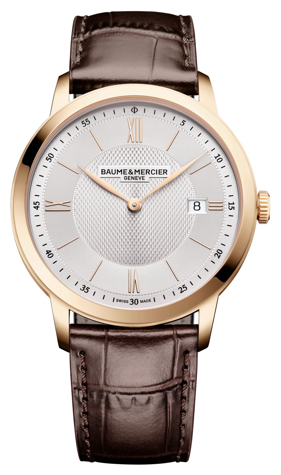 Baume & Mercier Classima date quartz (40 mm) cadran argent montre