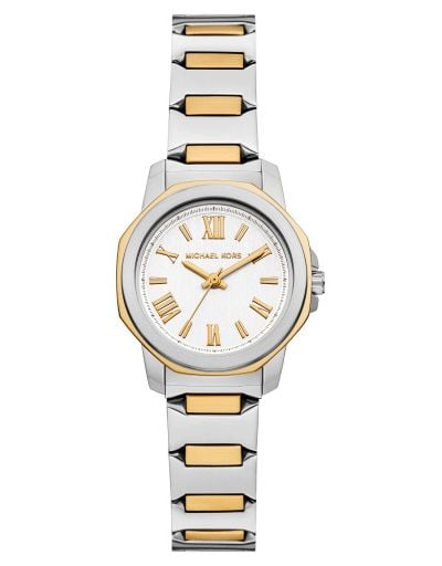 Michael Kors Prescott deux tons acier inoxydable montre