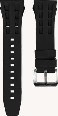 TSAR BOMBA Elemental-Serie – schwarzes Silikonarmband TB820 – nur Armband TB820S-BLACK
