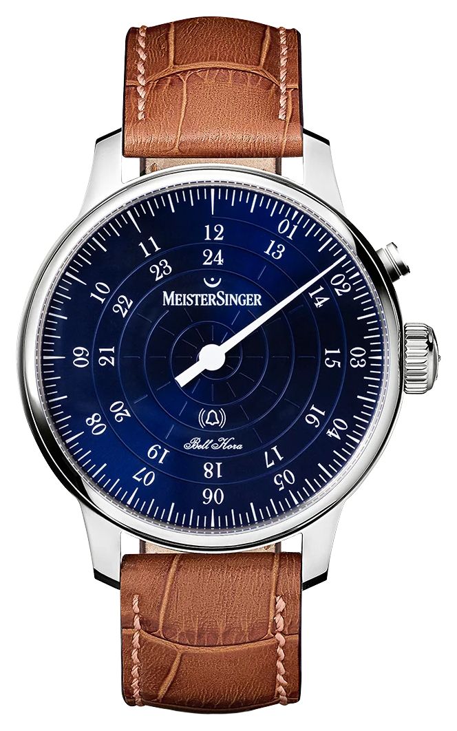 MeisterSinger Bell Hora 20th Anniversary Blue Dial BHO908 Watch