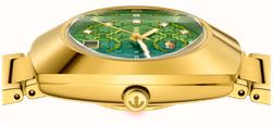 RADO DiaStar Original Automatic (30mm) Green Mosaic Dial / Yellow Gold PVD Stainless Steel Bracelet R12171313 - 备用视图 3