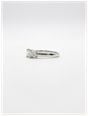 1.09ct Princess Natural Diamond Platinum Trilogy Ring J60207 - vue alternative 2